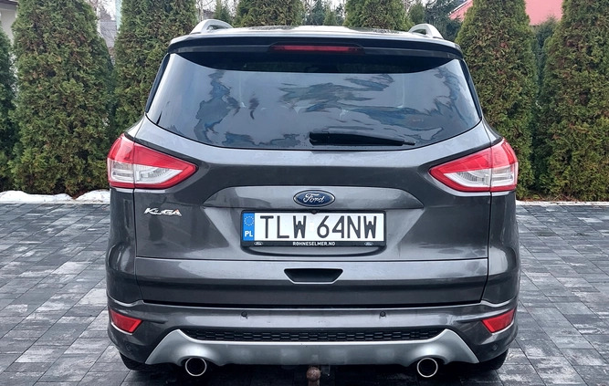 Ford Kuga cena 53505 przebieg: 150000, rok produkcji 2014 z Włoszczowa małe 277